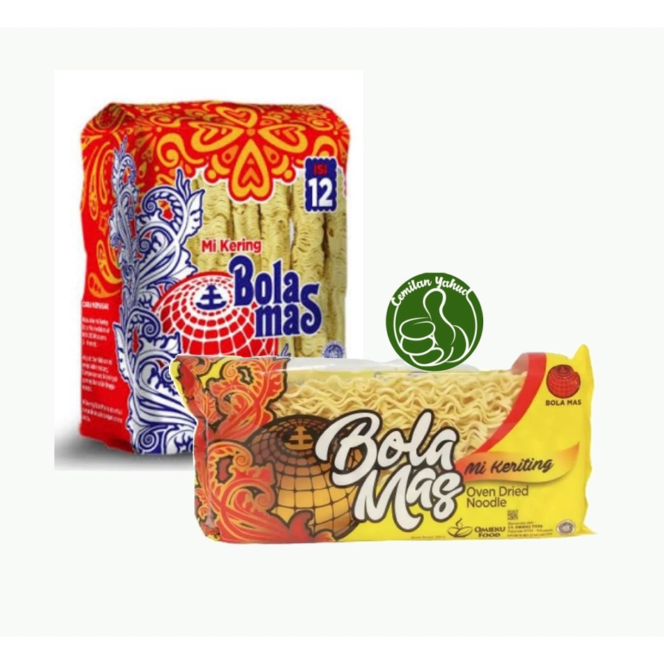 

Mie Kering Keriting Instant Bola Mas - 200gr / 600gr