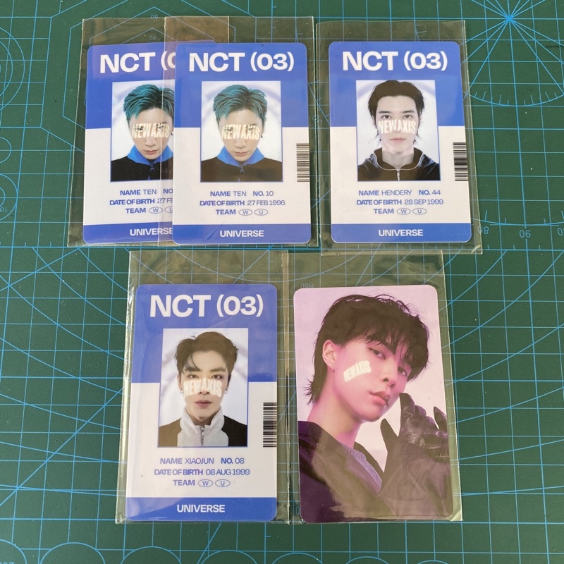 [OFFICIAL] PHOTOCARD NCT WAYV TEN XIAOJUN JOHNNY SUH ID CARD UNIVERSE