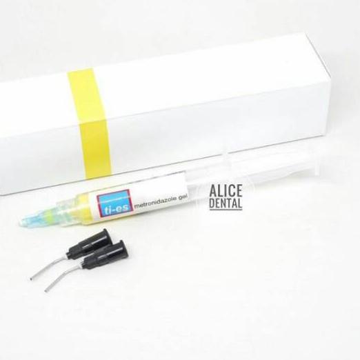 ✸ Metronidazole gel ties ti-es kuning yellow ℮
