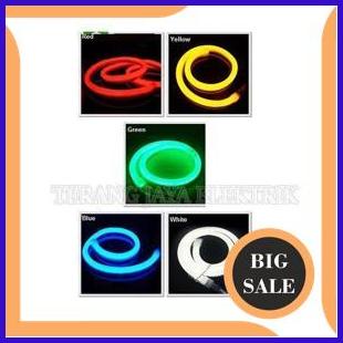 Lampu Led Neon Flex - Lampu Selang Strip IP-44 220V per 12 Meter Plus Soket 1M4R23 sparepart