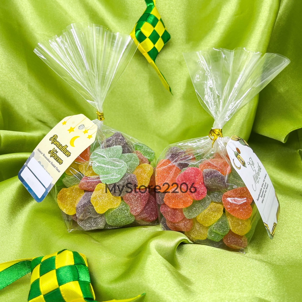 Bingkisan Lebaran Jelly Buah Malaysia 250gr HALAL (Lebaran)  - 250 gram