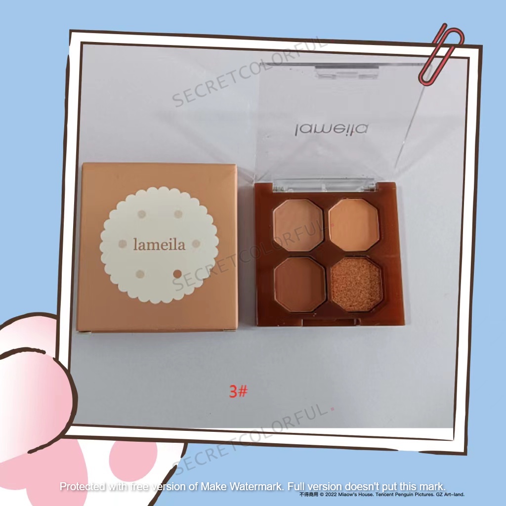 lameila eye shadow geometris warna~secretcolorful