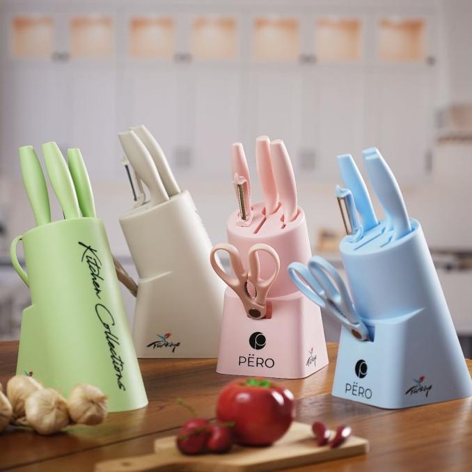 Pero Granite Knife Set Of 6
