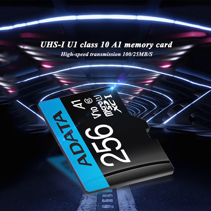 Adata Micro SD 64GB Memory Card U1 4K A1 Class 10kartu TF Cocok Untuk Komputer Hp