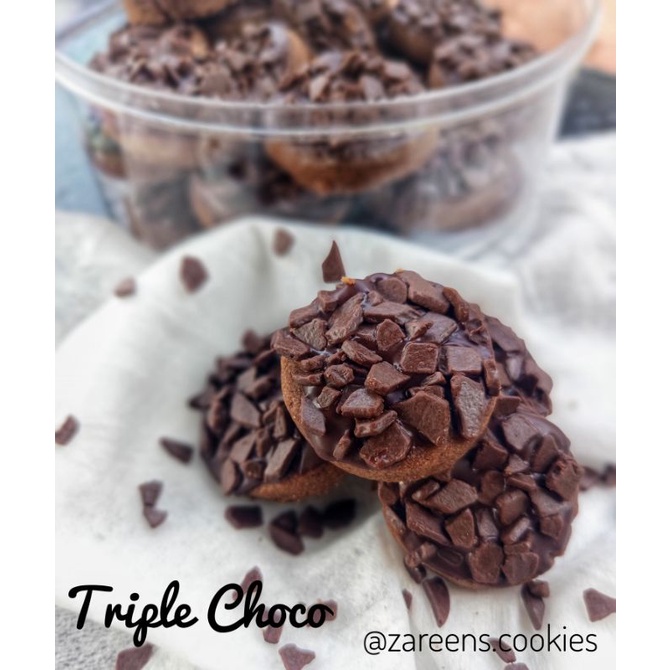 

TRIPLE CHOCO Cookies Kue Kering Lebaran Enak Murah