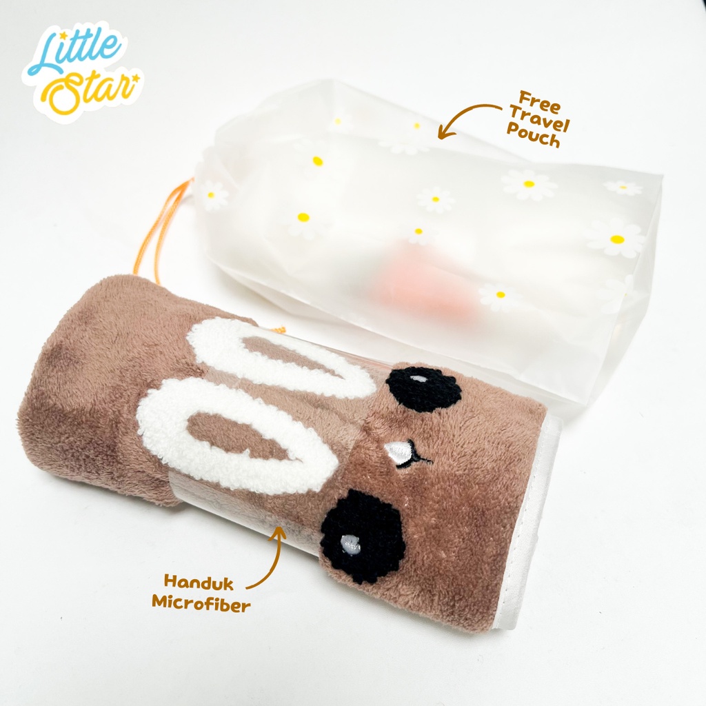 LS 5in1 Newborn Baby Gift Set Bag Paket Perlengkapan Mandi Bayi Baru Lahir