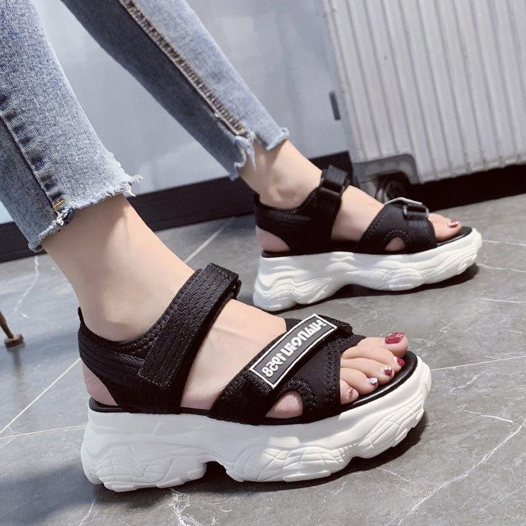 STOK TERBATAS Sepatu Sandal Wanita K20-K27 Hi Simple Lurad Sepatu Sandal Wedges Cewek Kekinian Sanda