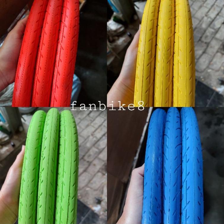 LANGSUNG KIRIM BAN LUAR SEPEDA 20  × 1.50 SWALLOW WARNA MERAH, HIJAU, KUNING, BIRU | Ban Luar Sepeda