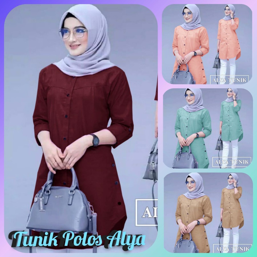 TUNIK POLOS ALYA