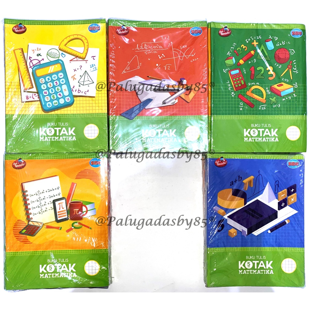 

(1 Pak Isi 10 Pcs) Sidu Buku Tulis Kotak Kotak Sidu 38 / Buku Strimin Sidu 38 / Sidu Strimin 38 / Buku Matematika Sidu 38 / Buku Tulis Mandarin