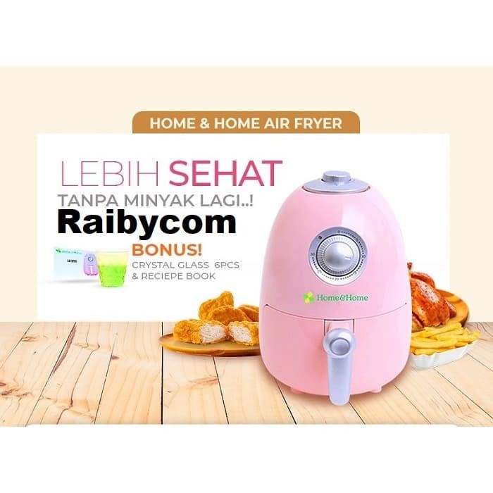 [Fryer] Home & Home Air Fryer Alat Goreng Memasak Tanpa Minyak Original Lejel [Dapur]