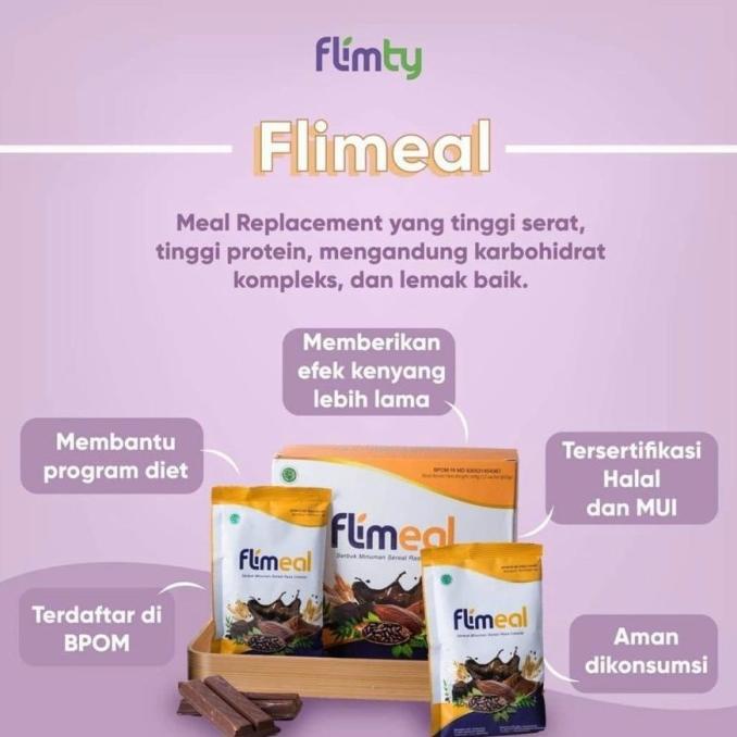 

FLIMEAL 1 BOX MEAL REPLACEMENT DIET SEREAL CEREAL SACHET BY FLIMTY gon01