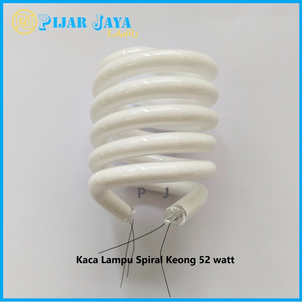 Kaca Lampu Spiral 52 watt Keong Triband Ulir 52w + Bubble Wrap