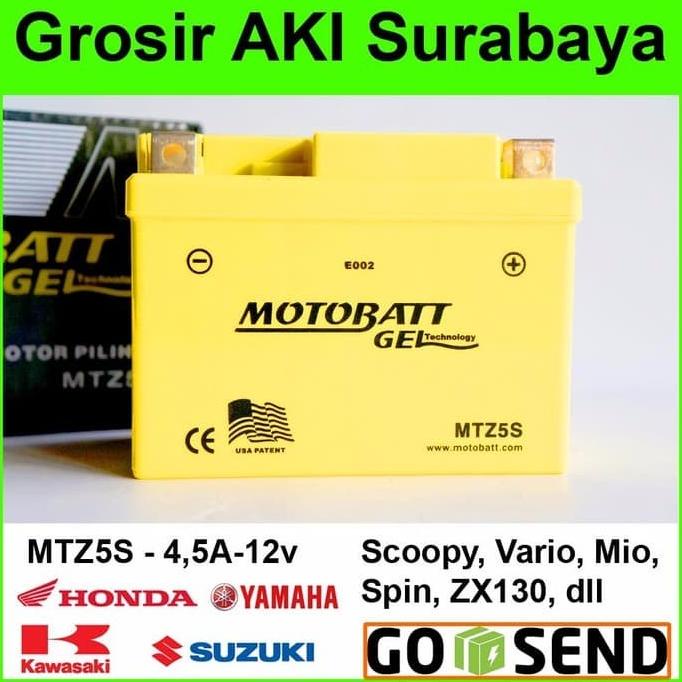 Aki Motor Kering Supra X 125 Helm In Honda Motobatt Mtz5S Gel Debezzz