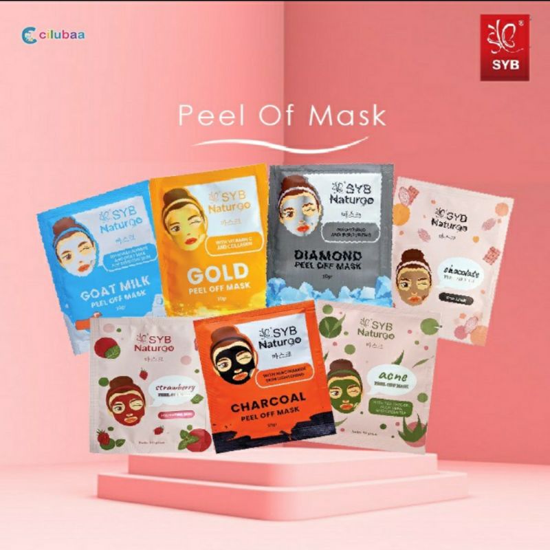 MASKER SYB NATURGO PEEL OFF MASK | BPOM | MASKER PEEL OFF