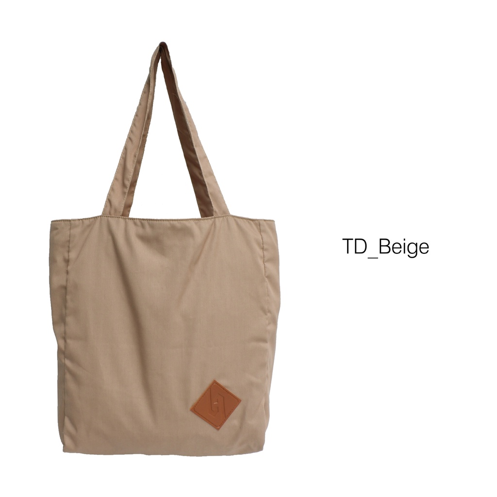 Tas Wanita Polos Tote Bag Katun 32x34x10cm Varian TD_Beige