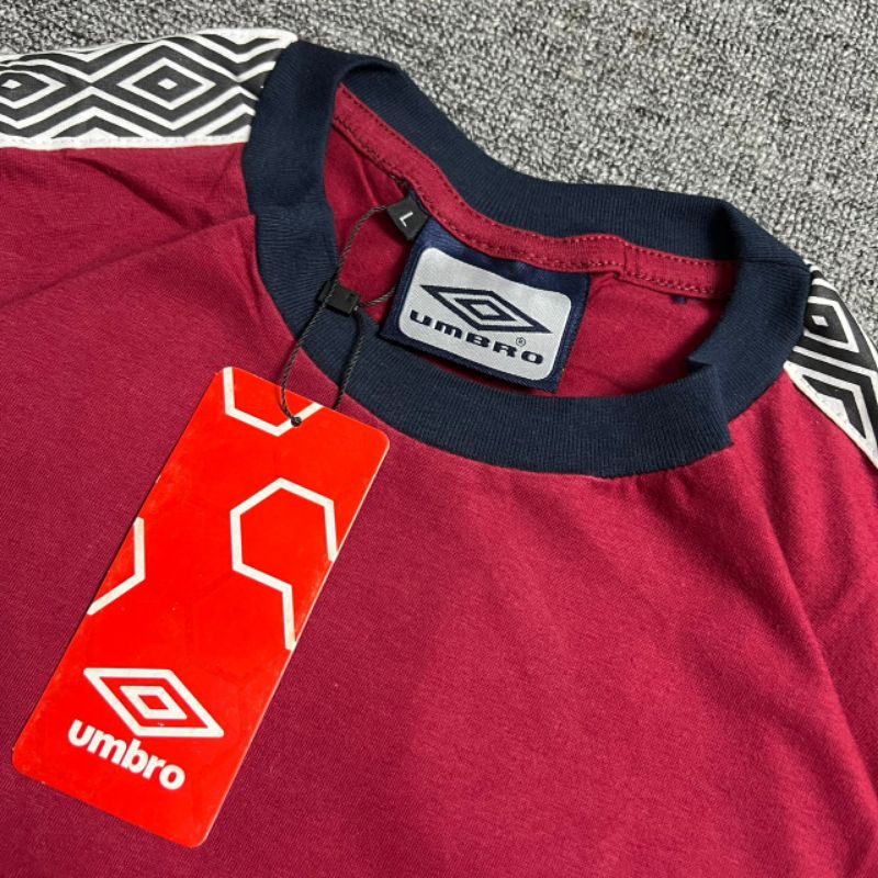 -FRMNSH- KAOS UMBRO MAROON NEW FULL TAG LABEL CASUAL HYPE