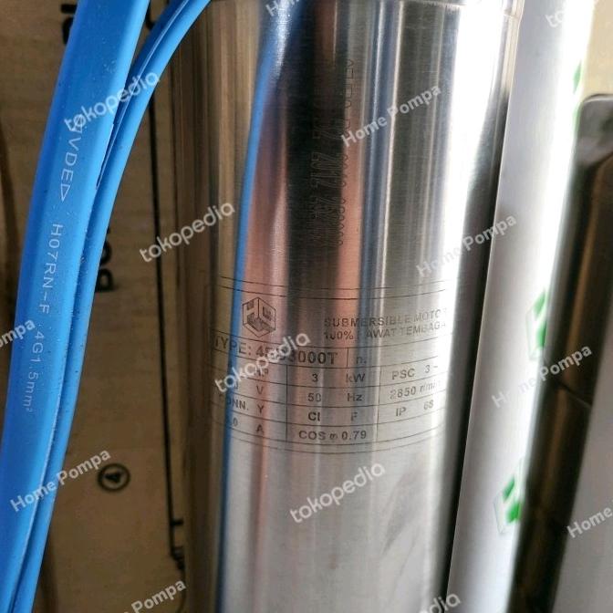 Pompa Satelit Hcl 4Hp 3Phase | Pompa Submersible Hcl 6Sp30/3