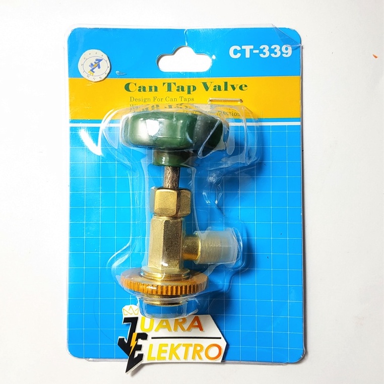 Kran Valve CT-339 | Desain Untuk Kaleng Taps | Kran Valve Pengunci Isi Freon dalam Outdoor Unit