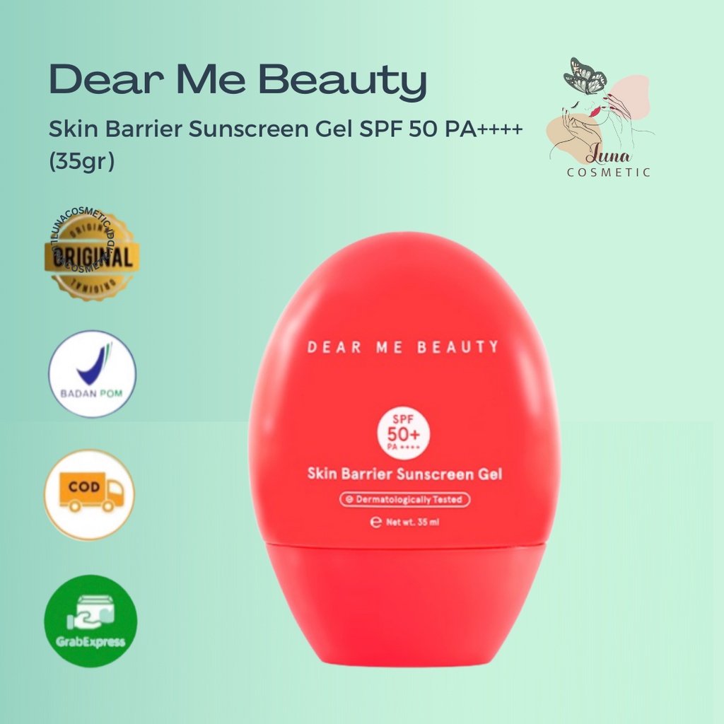 Dear Me Beauty Skin Barrier Sunscreen Gel SPF 50 PA++++ (35gr)