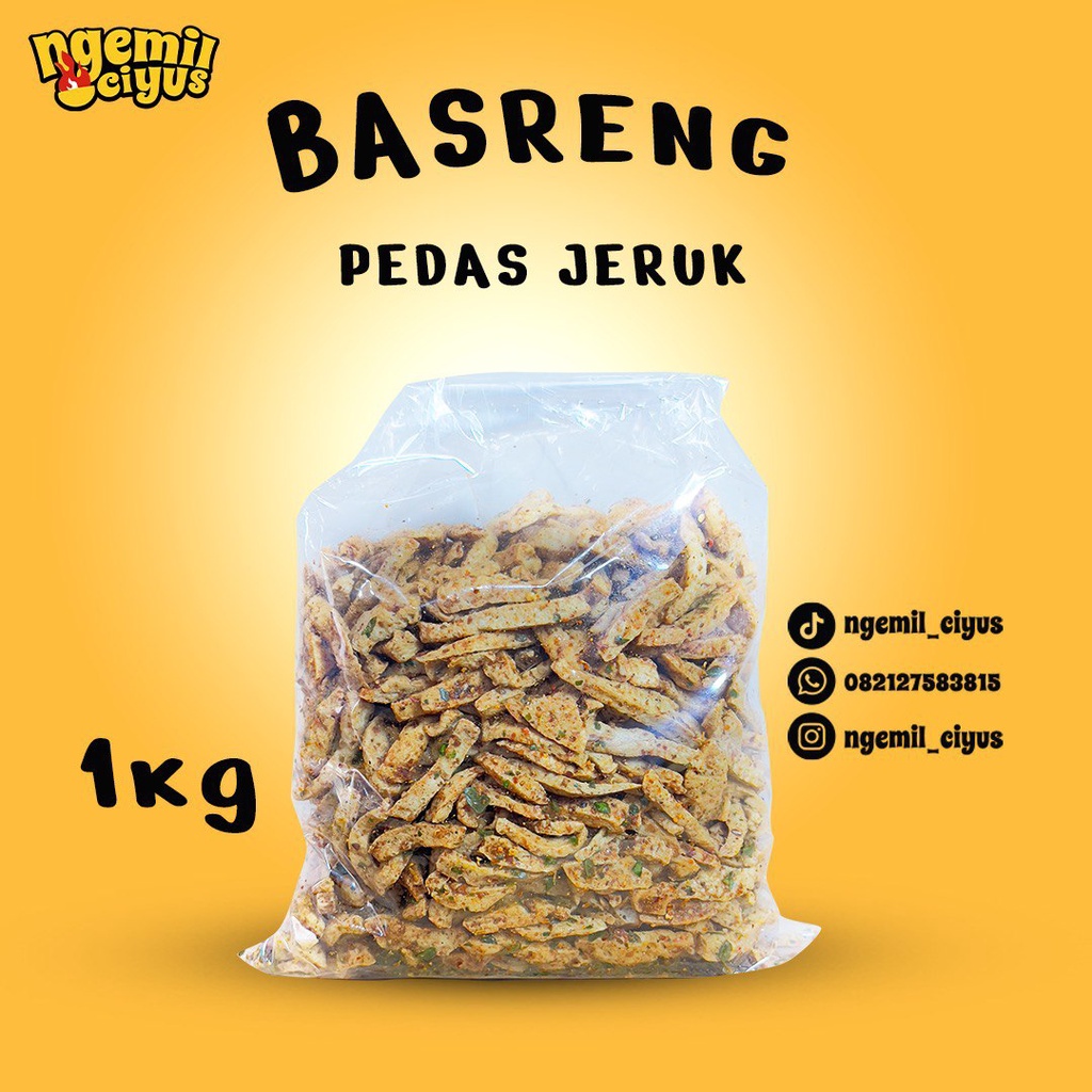 

basreng pedas daun jeruk 1kg basreng ngemil ciyus basreng viral