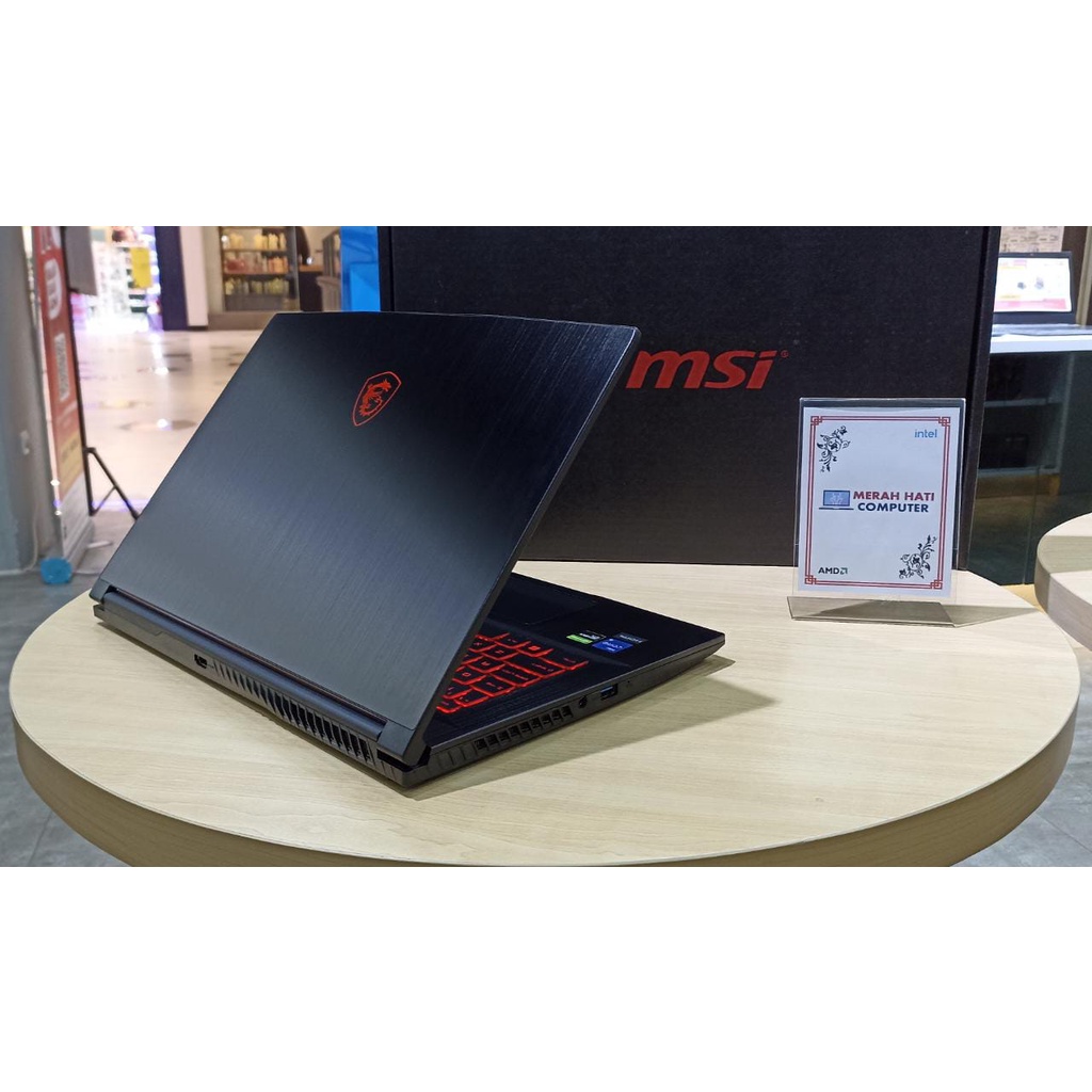 Laptop Gaming Murah MSI GF63 THIN 11UCX INTEL I5 11400H 32GB 1TB SSD RTX2050 4GB FHD BL 144Hz WIN 11 HOME