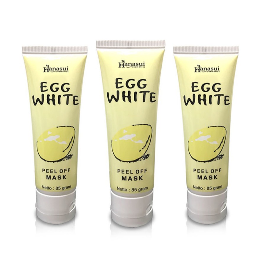 HANASUI Peel Of Mask Egg White 80gr BPOM