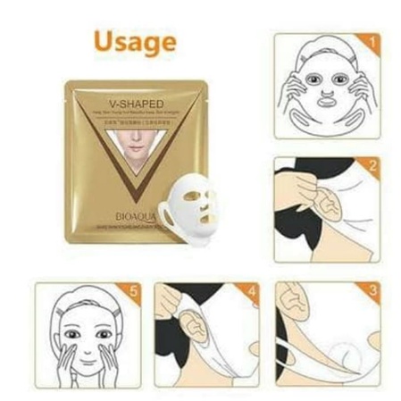 V-SHAPED MASK SHEET