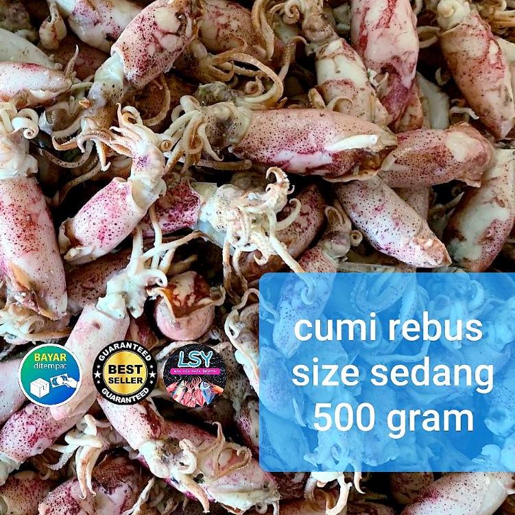 

➲ ikan asin Cumi rebus/ sotong rebus size sedang 500gr ➷