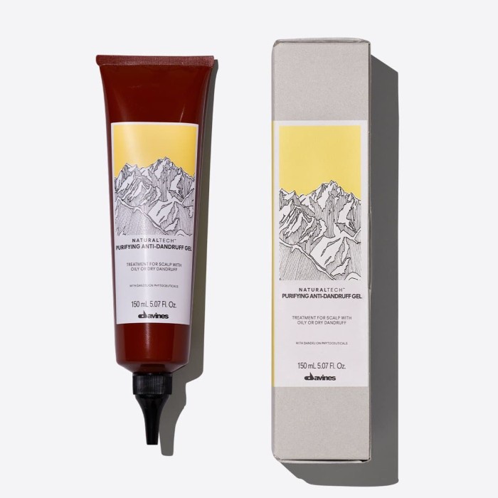 davines purifying gel anti ketombe 150ml scalp detox anti dandruff scalp treatment