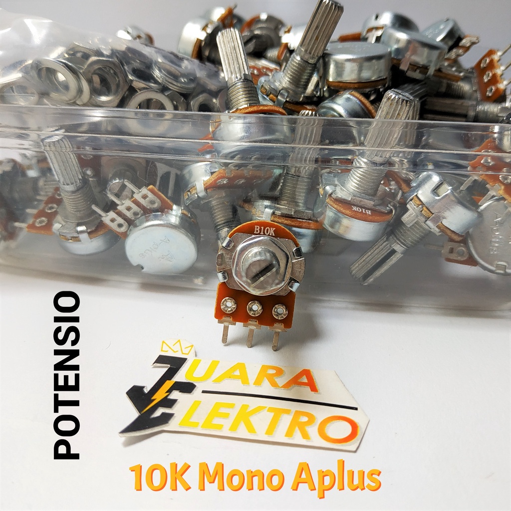 Potensio 10K Mono Aplus | Potensiometer Mono 10K Aplus