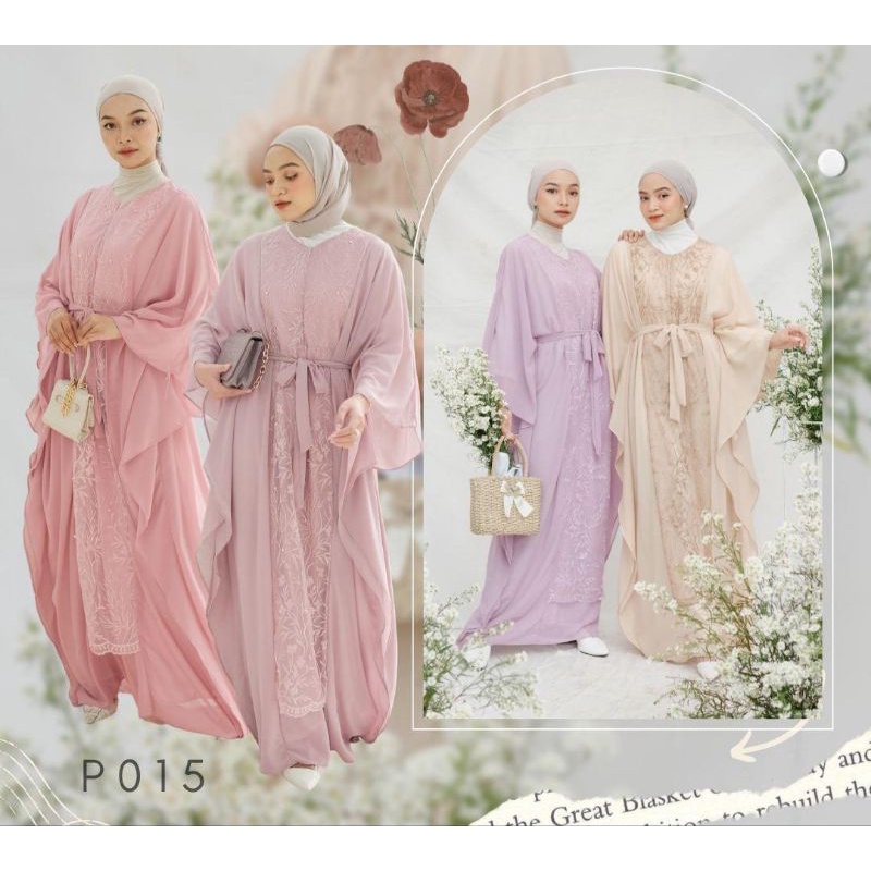 ASKA.ID - FALUNA KAFTAN LEBARAN BAJU GAMIS CERUTTI BATWING