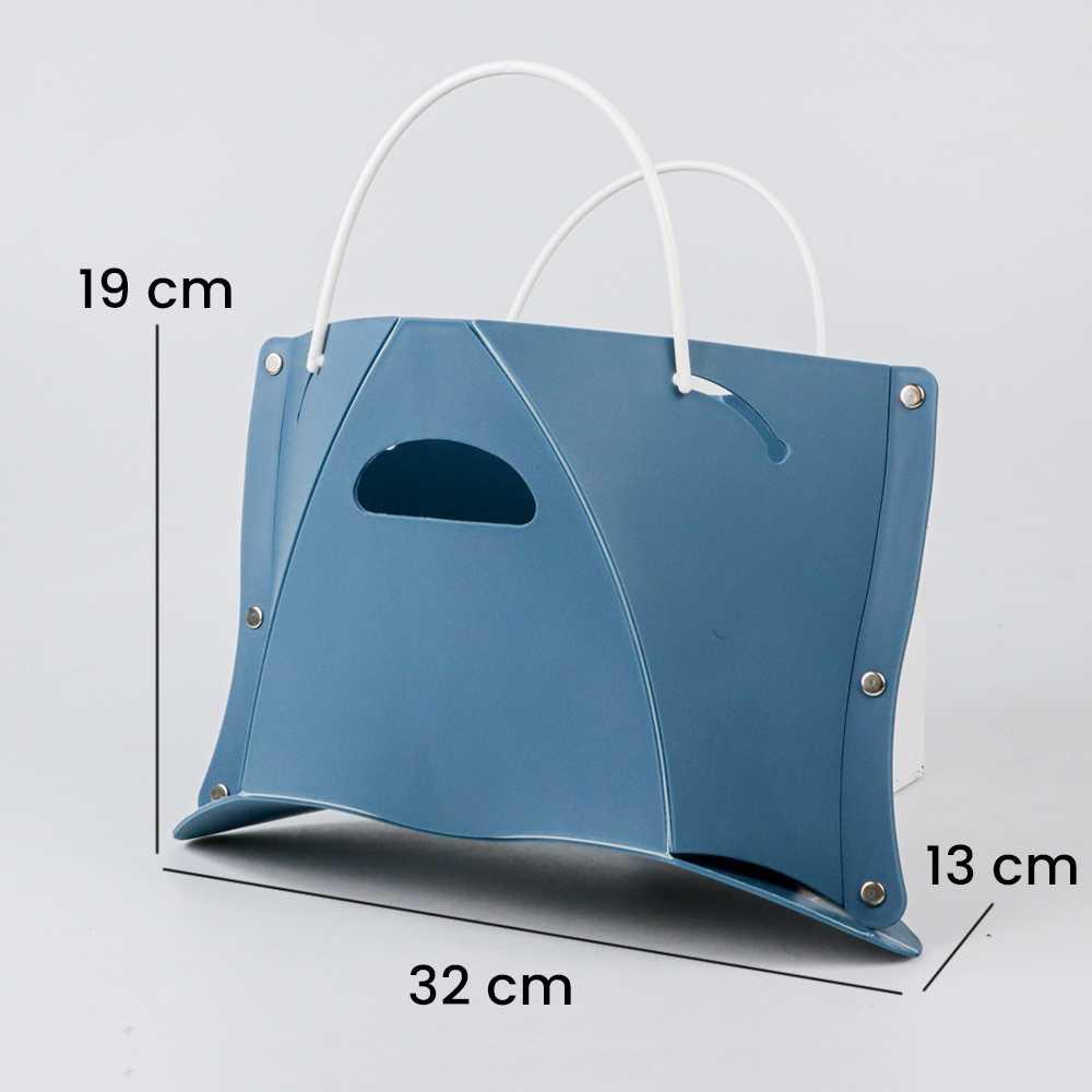 Tas Jinjing Kursi Lipat Travel Foldable Plastic Bench Bag - B3054 - Blue