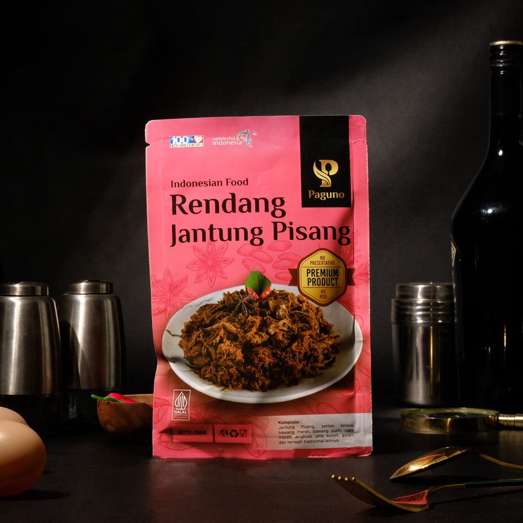 

Paguno - Premium Rendang Jantung Pisang