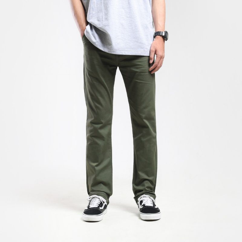 Celana Chino Pants Straight Fit Reguler Original Celana Chino Panjang Reguler Pria