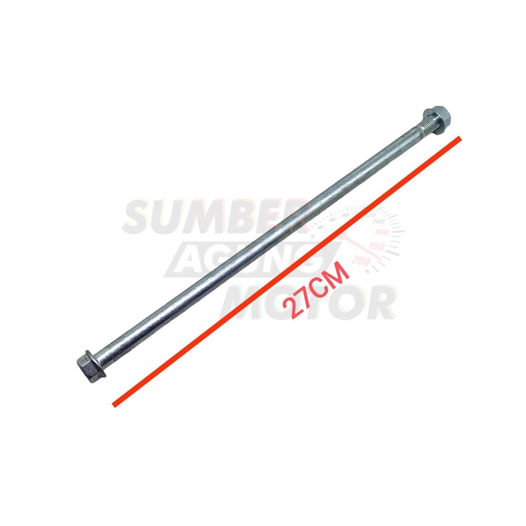 BAUT AS GARPU TENGAH SWING ARM BAGIAN DEPAN BEAT VARIO KARBU VARIO 125 150 10X270 MM