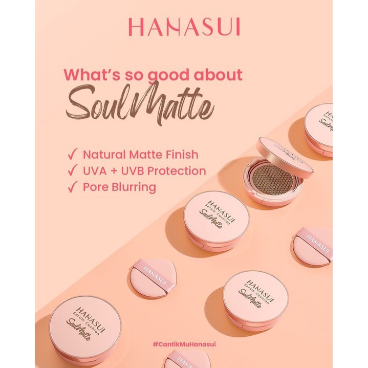 HANASUI SERUM CUSHION SOULMATTE / BB CREAM BPOM