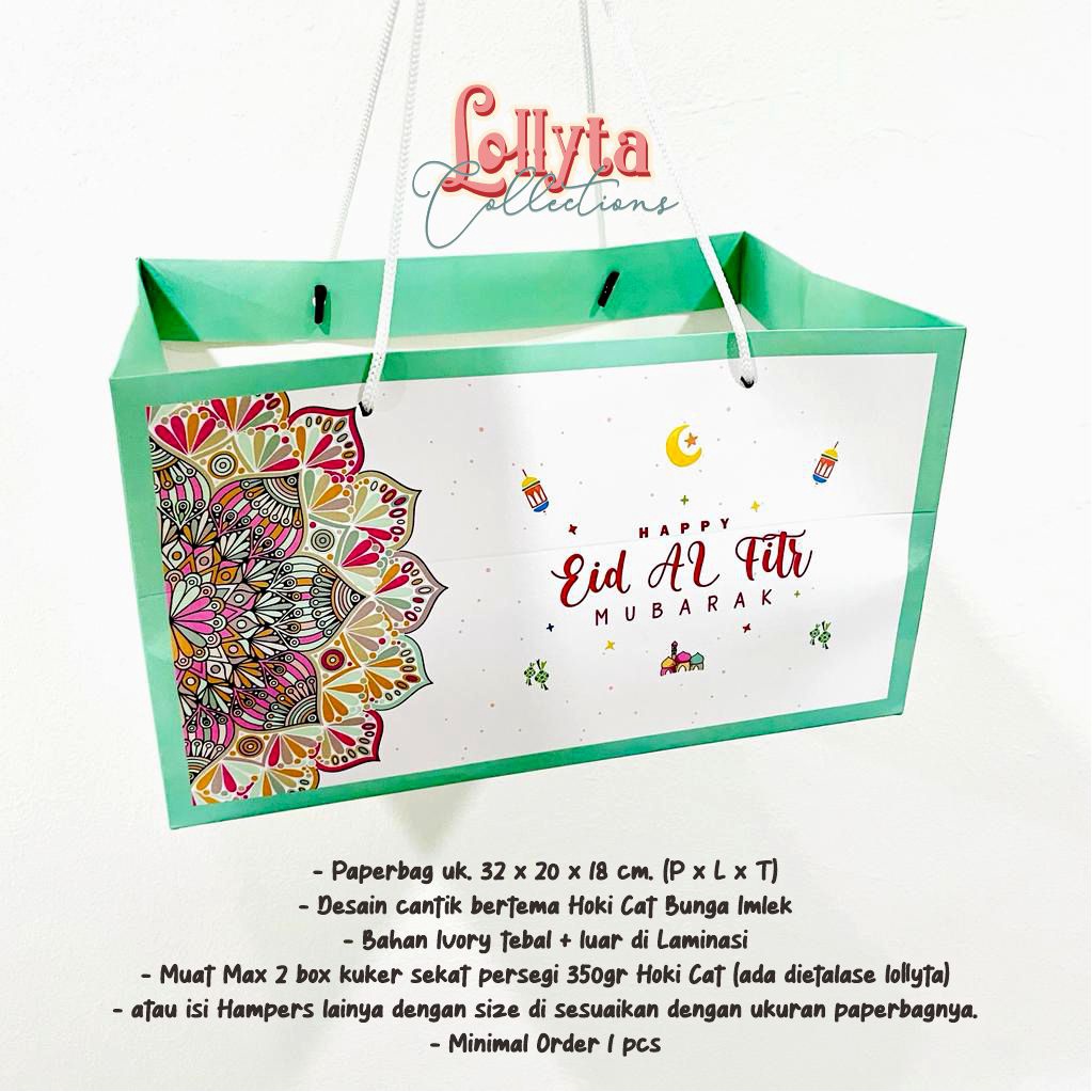 

Paperbag uk. 32 x 20 x 18 cm Tema EID / Idul Fitri New Mandala 2023