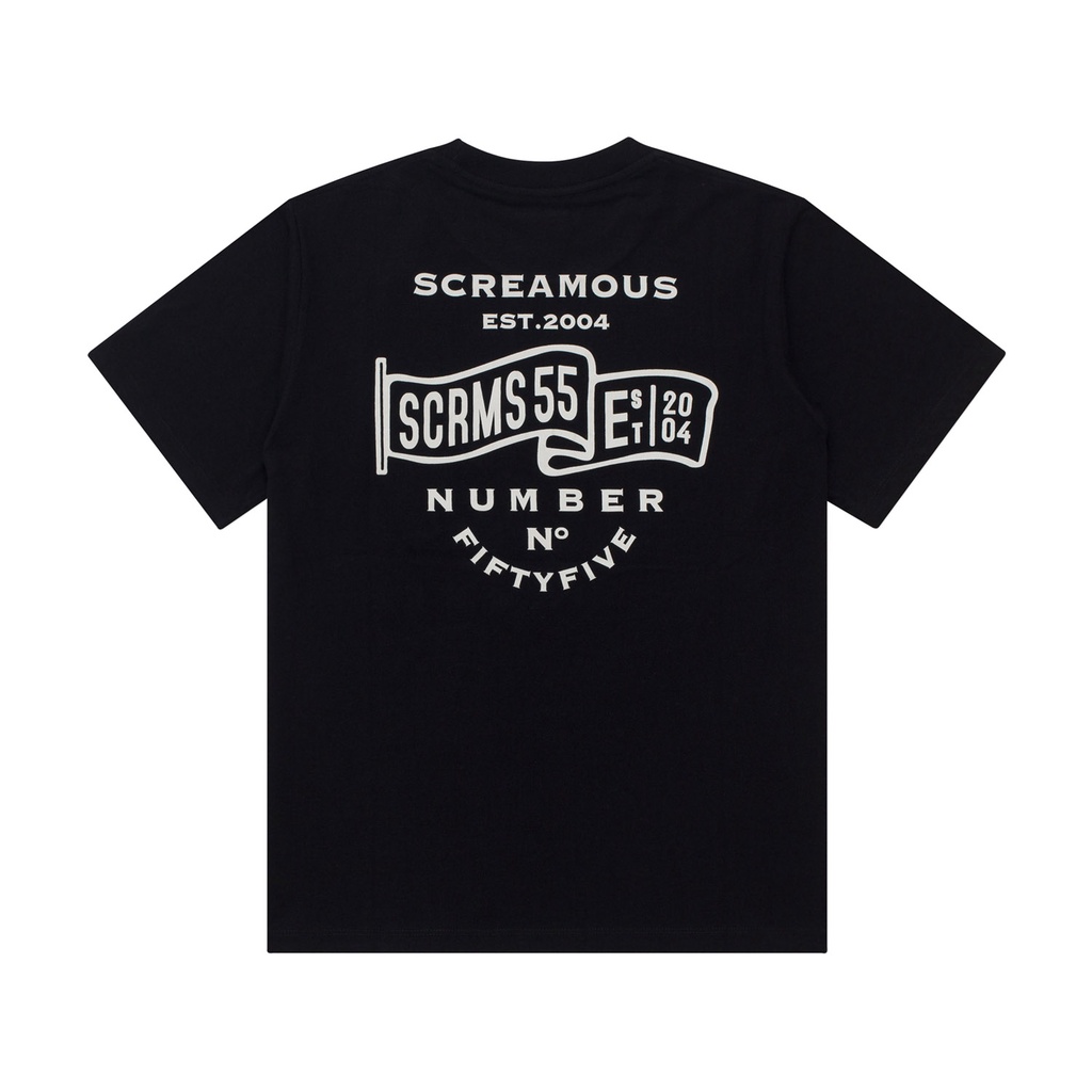 Screamous Kaos T-Shirt BANDEIRA BLACK