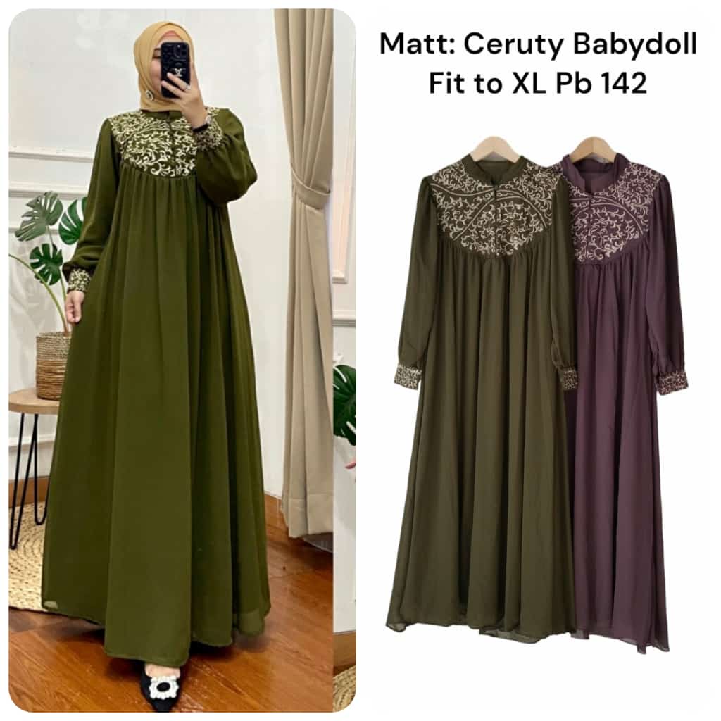 GAMIS CERUTI/GAMIS CANTIK/ GAMIS CERUTI BRUKAT/ GAMIS BABY DOLL