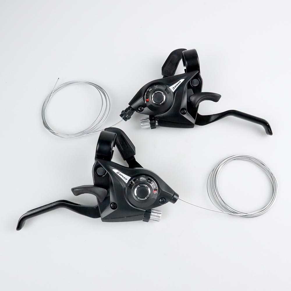 Shimona Shifter Rem Sepeda 8 Speed Handle Brake Lever 2PCS Tuas Oper Gigi MTB Road Bike Berkualitas 