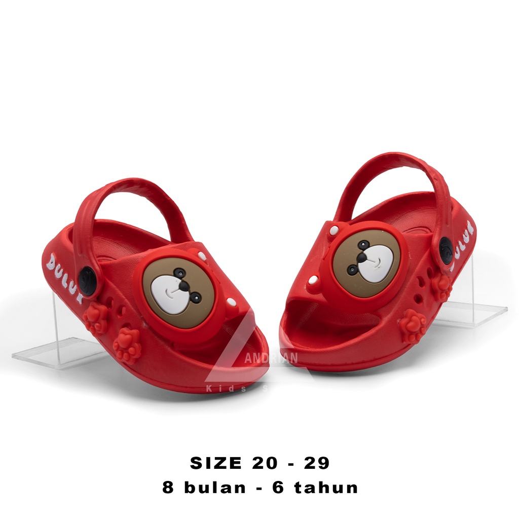 Andrian - Sandal Baim Anak Perempuan tali belakang karakter lucu New 20-25 1 - 5 tahun