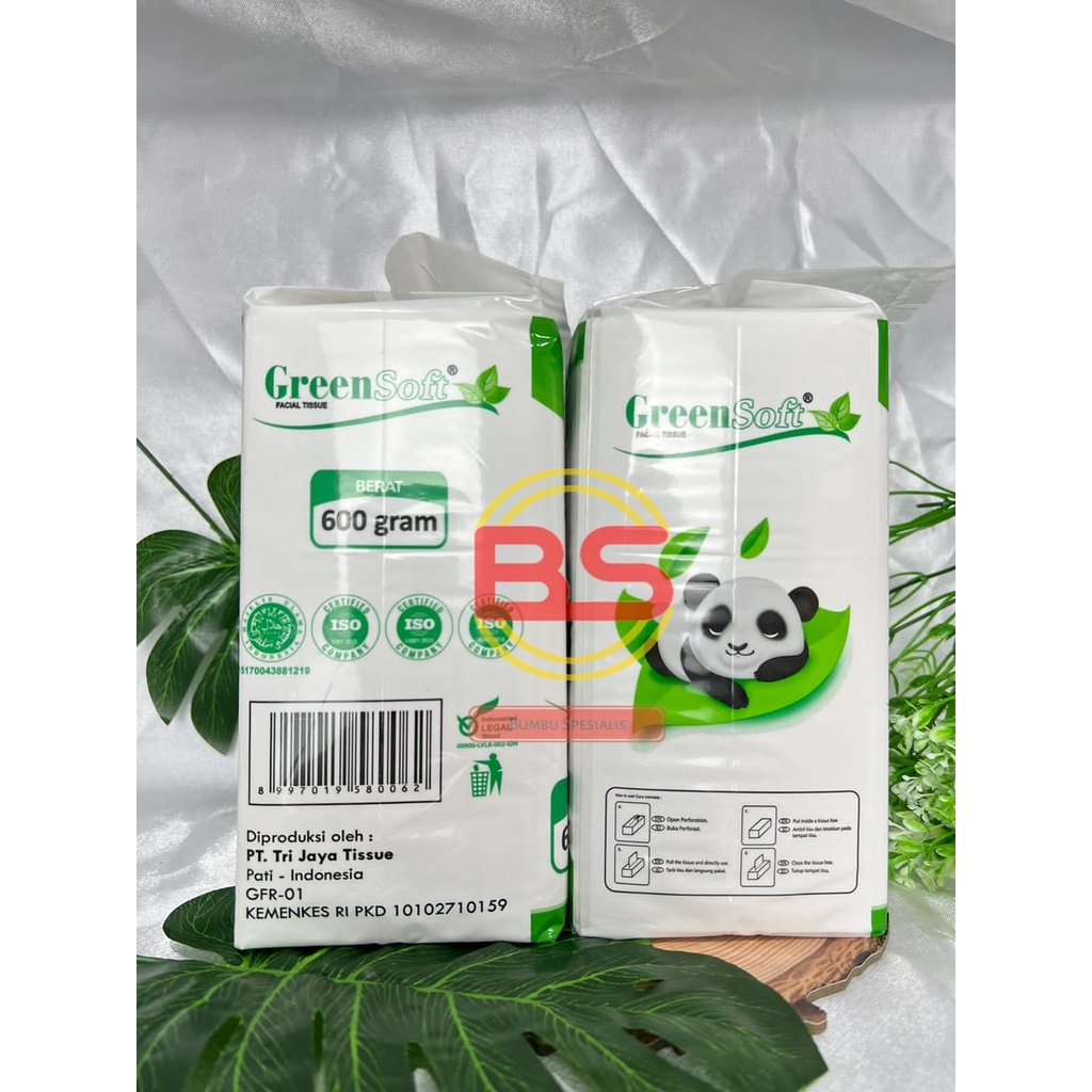 Tissue GreenSoft Facial Refill 600gr