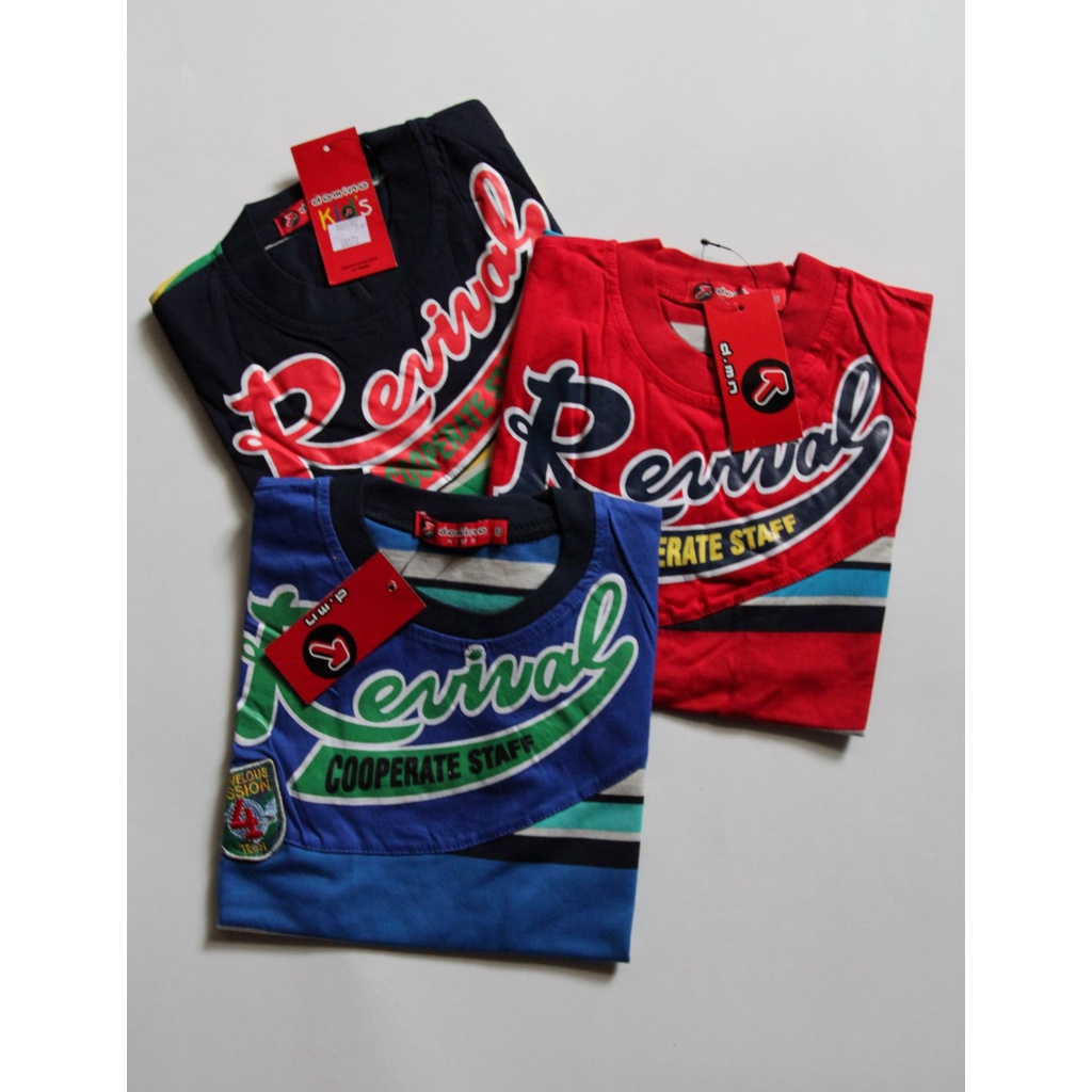 OBLONG SALUR ANAK DOMINO/KAOS ANAK DOMINO/IVANKIDS