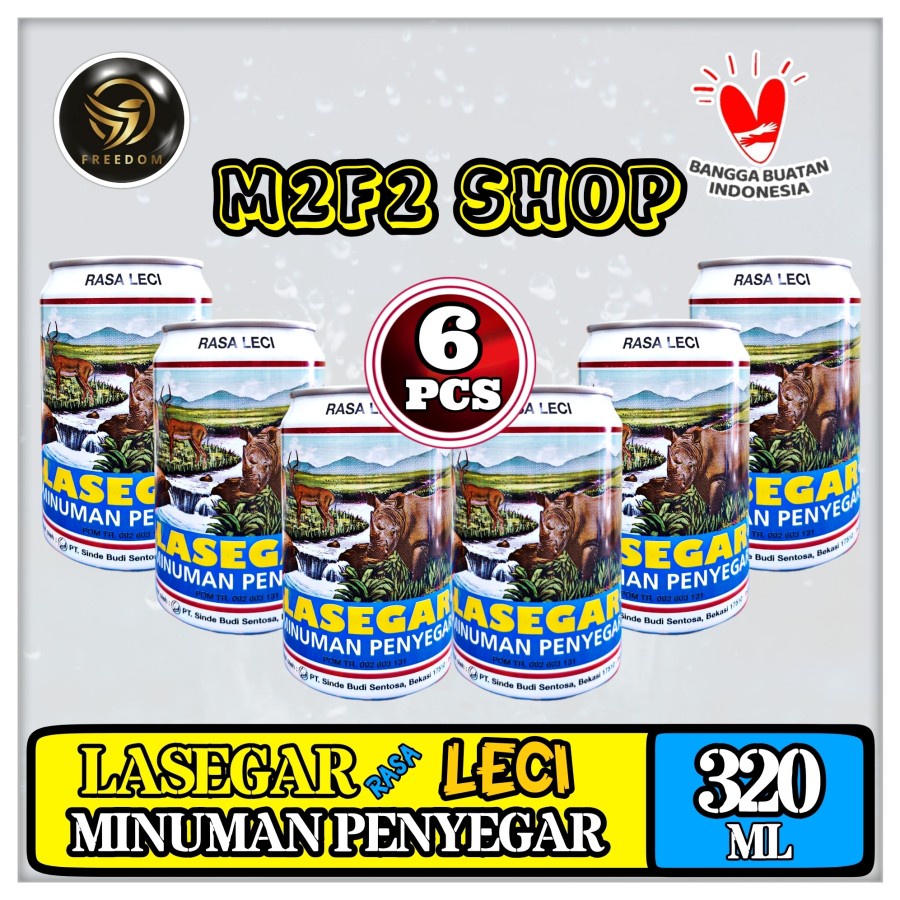 

LASEGAR Minuman Larutan Penyegar Rasa Leci Kaleng - 320 ml (Kemasan 6 Pcs)