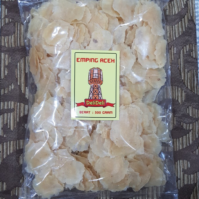

Ready-bisa Cod Emping melinjo mentah grade A super tipis asli Aceh 500gram