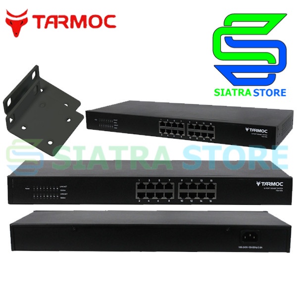 Tarmoc TSW-1016 Switch Unmanage 16 port Gigabit 1U Metal Case