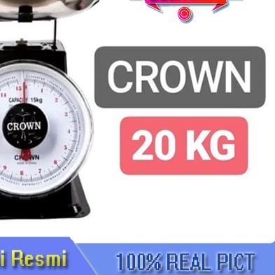 ➺ Timbangan Crown 20kg Duduk/Timbangan Manual/Timbangan Buah  20 Kg ❈