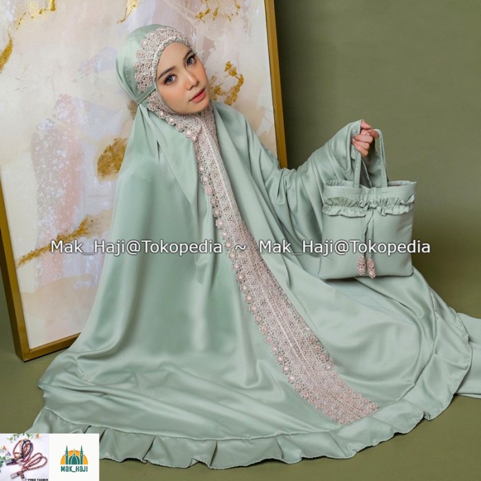 MUKENA DEWASA ALUNA RALINE RENDA MEWAH