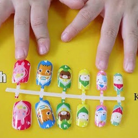 NART nail art kuku palsu sachet anak dan dewasa aksesoris